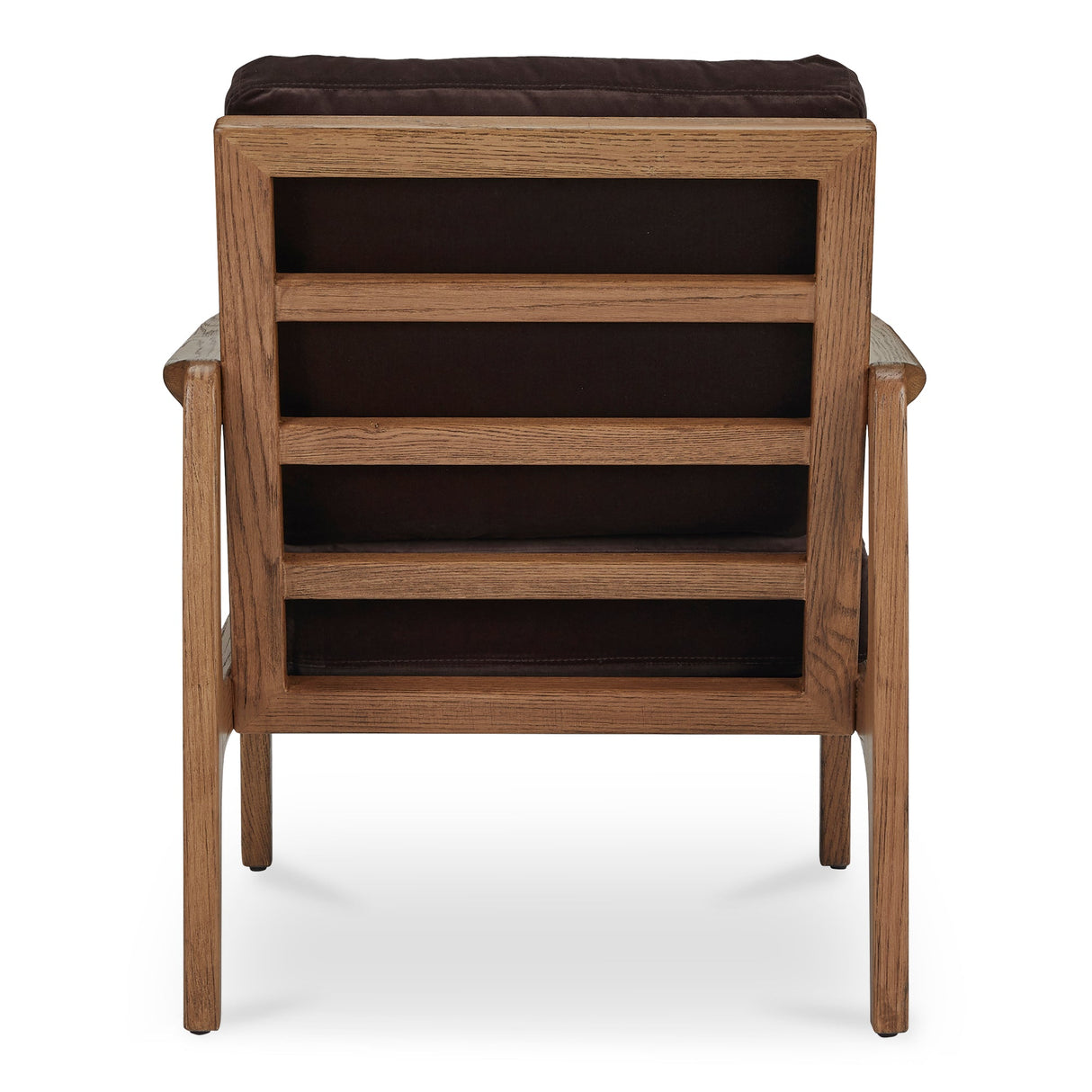 Fearne Dark Brown Accent Chair by MOES at Eve Furniture