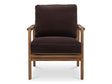 Fearne Dark Brown Accent Chair by MOES at Eve Furniture