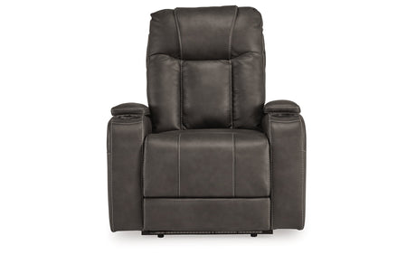 Feazada Shadow Power Recliner by Ashley at Eve Furniture