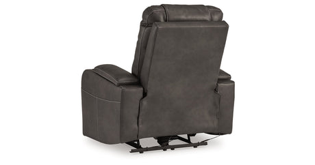 Feazada Shadow Power Recliner by Ashley at Eve Furniture