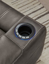 Feazada Shadow Power Recliner by ASHLEY FURNITURE at Eve Furniture