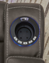 Feazada Shadow Power Recliner by ASHLEY FURNITURE at Eve Furniture