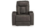 Feazada Shadow Power Recliner by ASHLEY FURNITURE at Eve Furniture