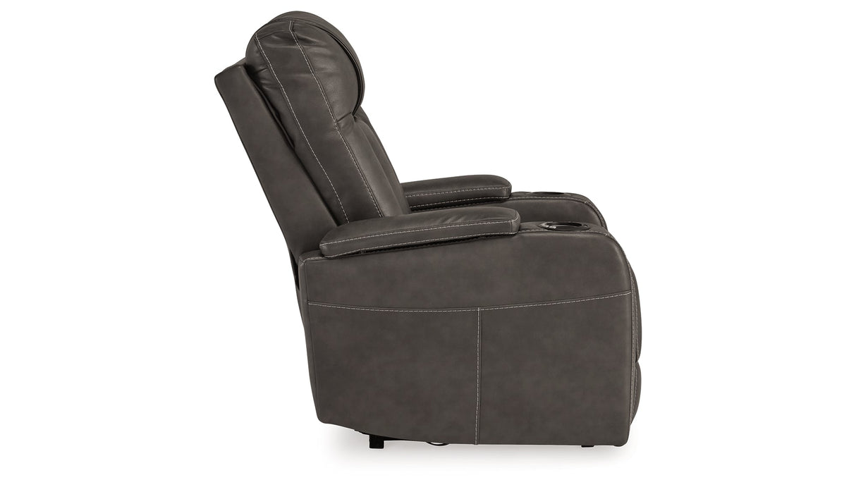 Feazada Shadow Power Recliner by ASHLEY FURNITURE at Eve Furniture