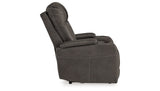 Feazada Shadow Power Recliner by ASHLEY FURNITURE at Eve Furniture
