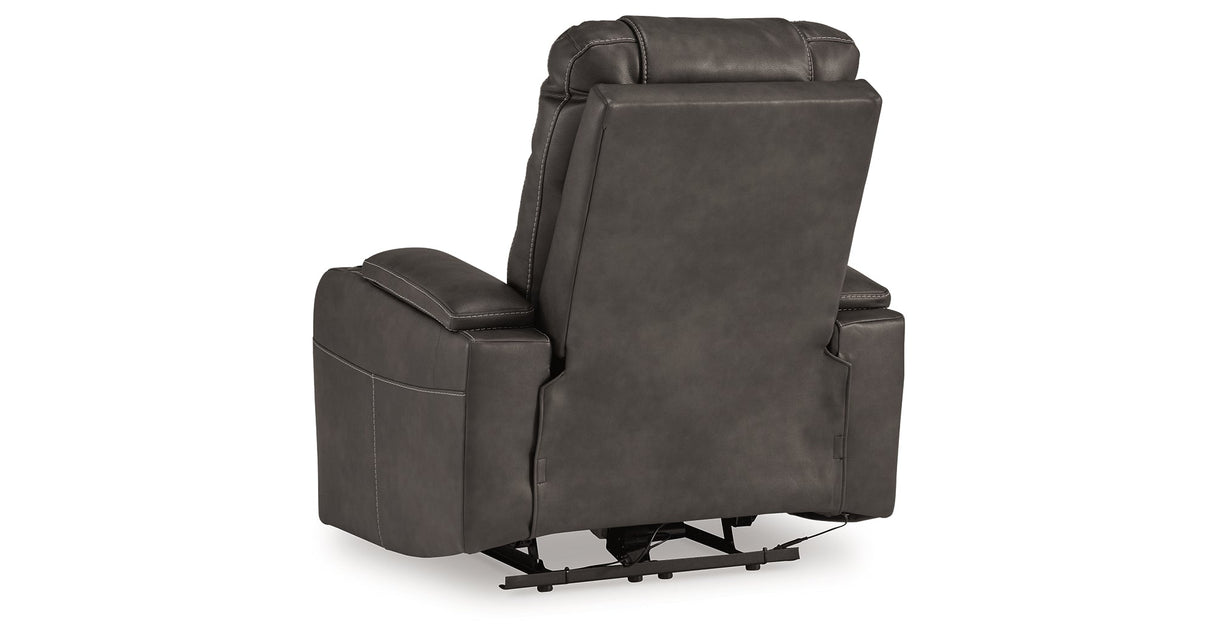 Feazada Shadow Power Recliner by ASHLEY FURNITURE at Eve Furniture