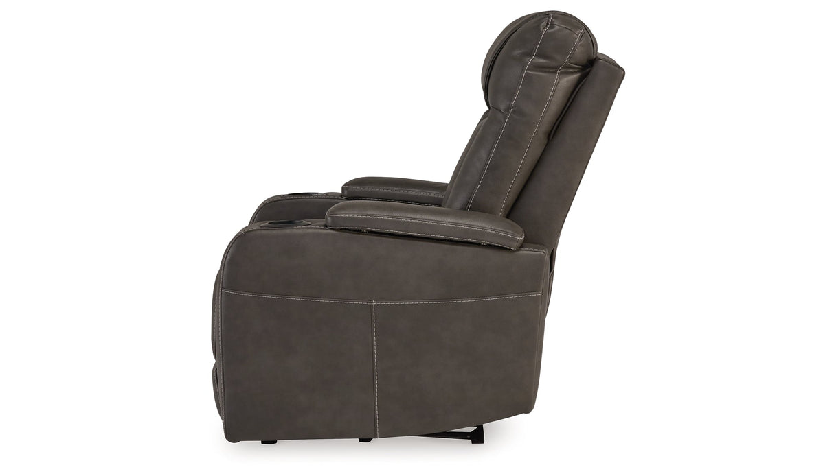 Feazada Shadow Power Recliner by ASHLEY FURNITURE at Eve Furniture