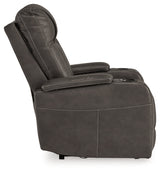 Feazada Shadow Power Recliner by ASHLEY FURNITURE at Eve Furniture