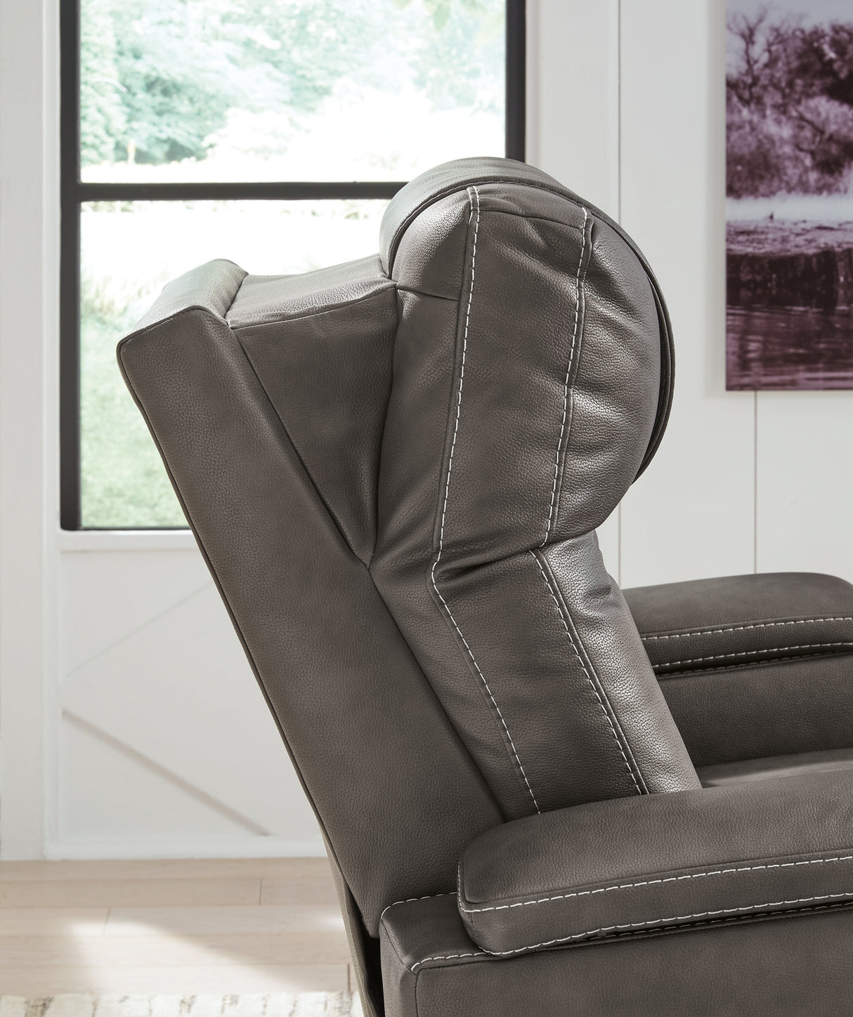 Feazada Shadow Power Recliner by ASHLEY FURNITURE at Eve Furniture