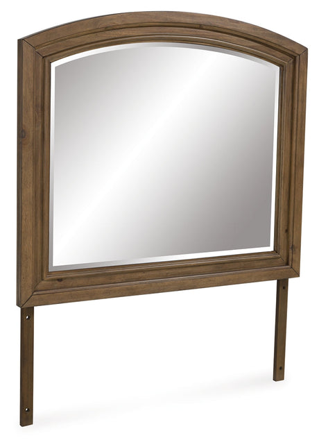 Feddinger Medium Brown Bedroom Mirror by Ashley at Eve Furniture