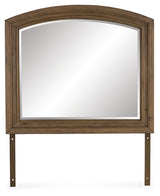 Feddinger Medium Brown Bedroom Mirror by Ashley at Eve Furniture