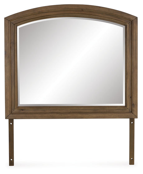 Feddinger Medium Brown Bedroom Mirror by Ashley at Eve Furniture