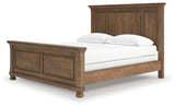 Feddinger Medium Brown California King Panel Bed by Ashley at Eve Furniture