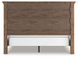 Feddinger Medium Brown California King Panel Bed by Ashley at Eve Furniture