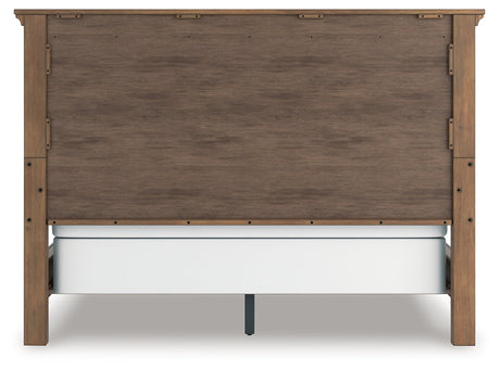 Feddinger Medium Brown California King Panel Bed by Ashley at Eve Furniture