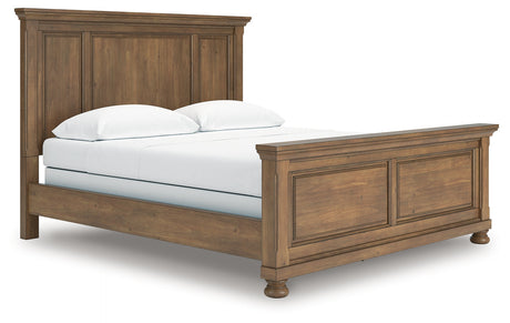 Feddinger Medium Brown California King Panel Bed by Ashley at Eve Furniture