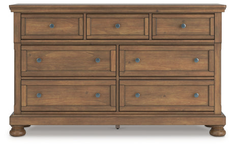Feddinger Medium Brown Dresser by Ashley at Eve Furniture