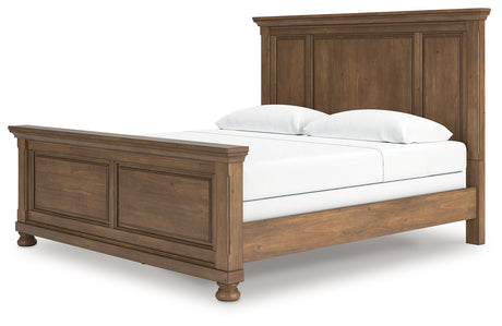 Feddinger Medium Brown King Panel Bed by Ashley at Eve Furniture