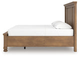 Feddinger Medium Brown King Panel Storage Bed by Ashley at Eve Furniture