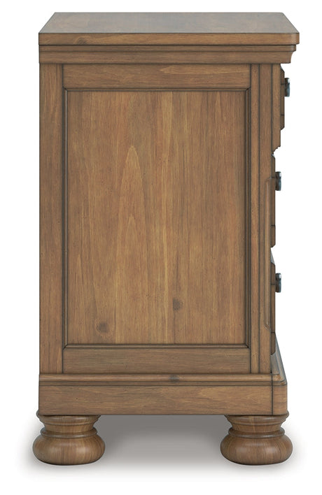 Feddinger Medium Brown Nightstand by Ashley at Eve Furniture