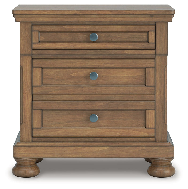 Feddinger Medium Brown Nightstand by Ashley at Eve Furniture