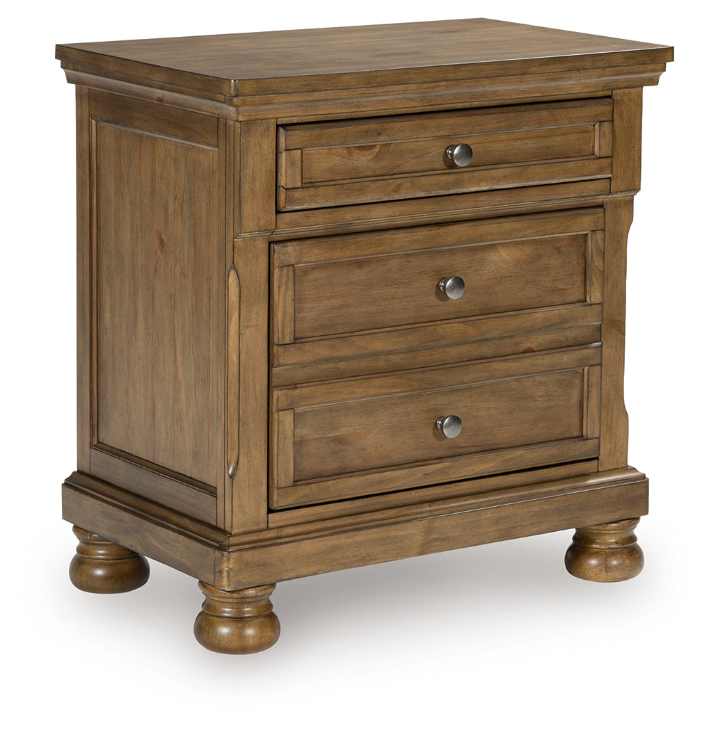 Feddinger Medium Brown Nightstand by Ashley at Eve Furniture