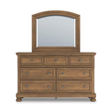 Feddinger Medium Brown Panel Bedroom Set by Ashley at Eve Furniture
