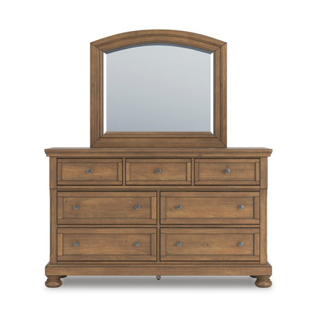 Feddinger Medium Brown Panel Bedroom Set by Ashley at Eve Furniture