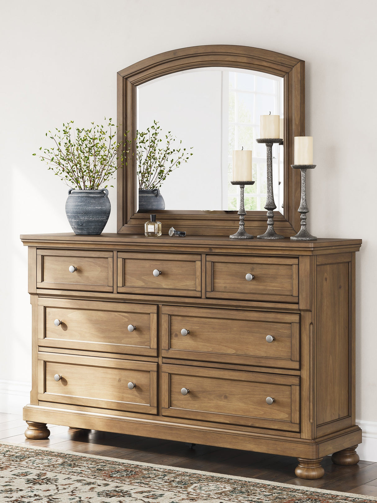 Feddinger Medium Brown Panel Bedroom Set by Ashley at Eve Furniture