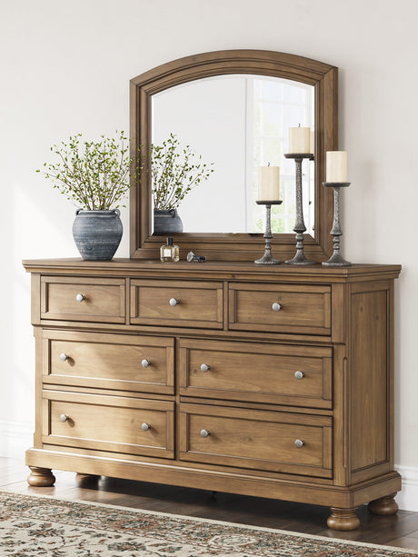 Feddinger Medium Brown Panel Bedroom Set by Ashley at Eve Furniture