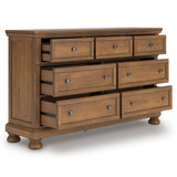 Feddinger Medium Brown Panel Bedroom Set by Ashley at Eve Furniture