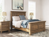 Feddinger Medium Brown Panel Bedroom Set by Ashley at Eve Furniture