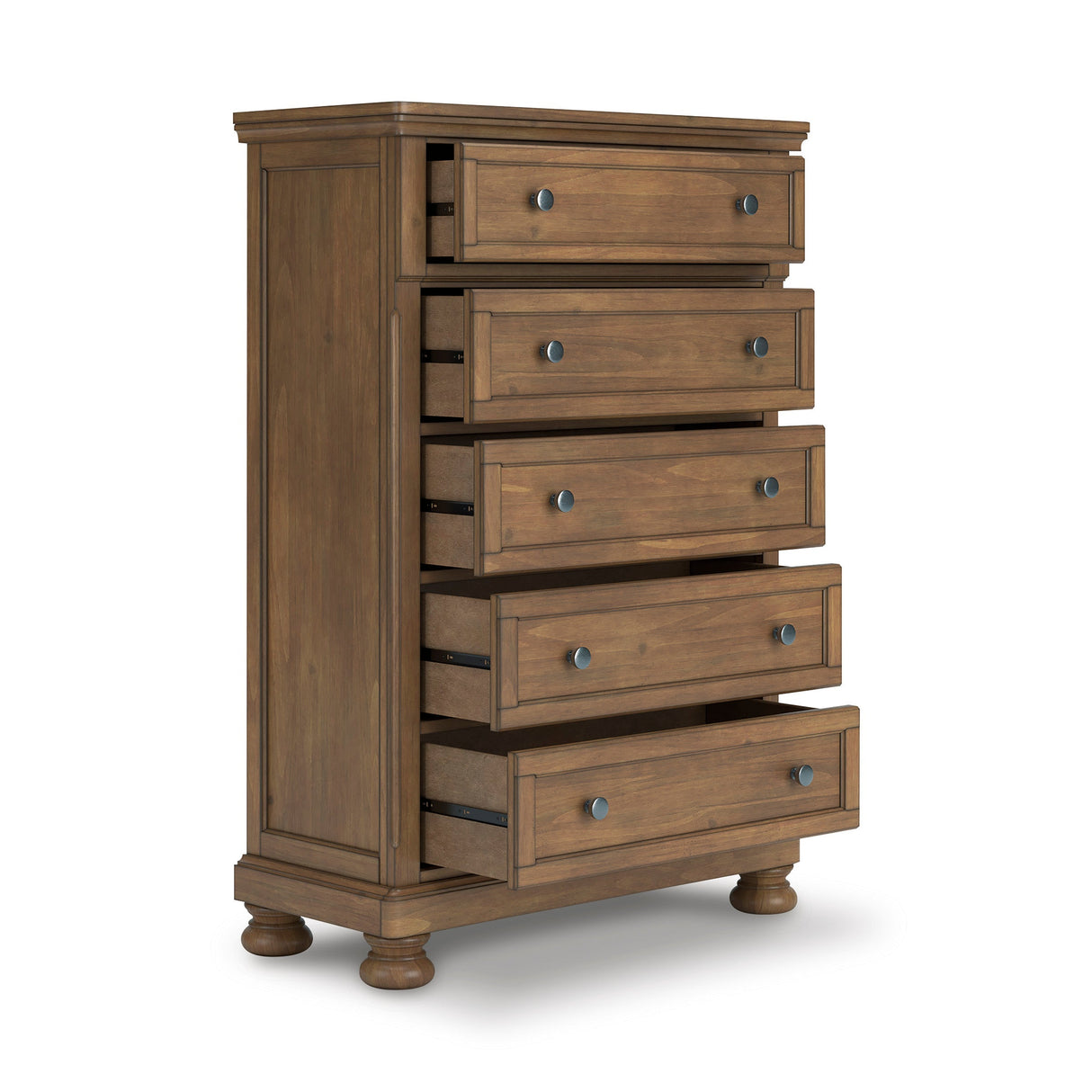 Feddinger Medium Brown Panel Bedroom Set by Ashley at Eve Furniture