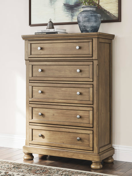 Feddinger Medium Brown Panel Bedroom Set by Ashley at Eve Furniture