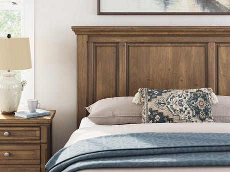 Feddinger Medium Brown Panel Bedroom Set by Ashley at Eve Furniture