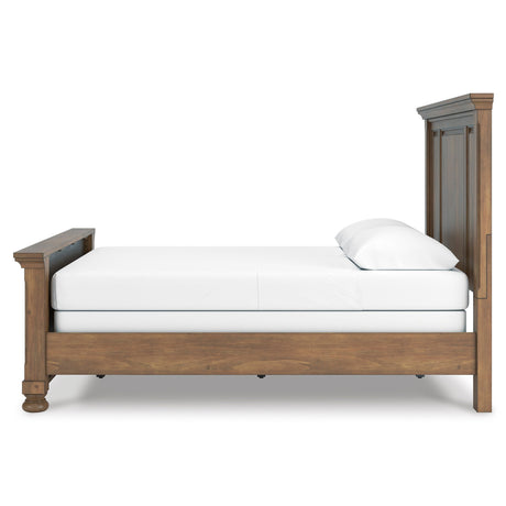 Feddinger Medium Brown Panel Bedroom Set by Ashley at Eve Furniture
