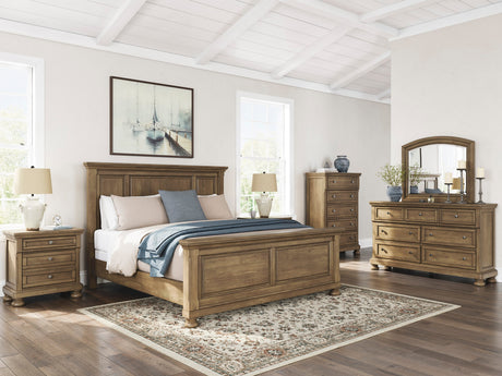 Feddinger Medium Brown Panel Bedroom Set by Ashley at Eve Furniture