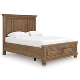 Feddinger Medium Brown Panel Storage Bedroom Set by Ashley at Eve Furniture