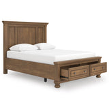 Feddinger Medium Brown Panel Storage Bedroom Set by Ashley at Eve Furniture