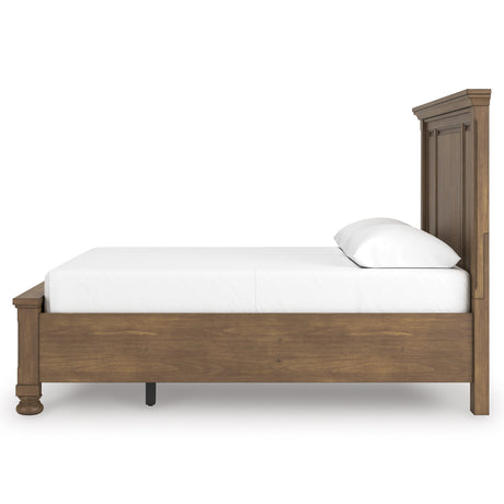 Feddinger Medium Brown Panel Storage Bedroom Set by Ashley at Eve Furniture
