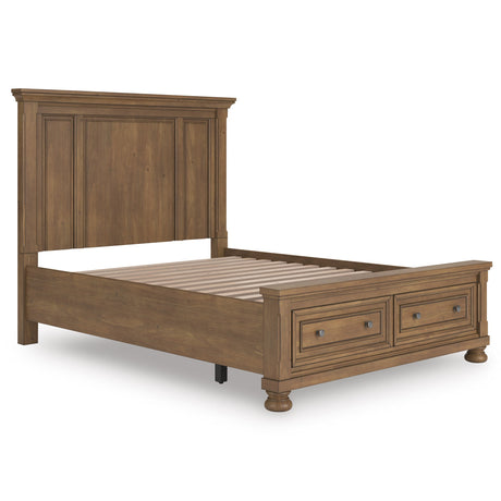 Feddinger Medium Brown Panel Storage Bedroom Set by Ashley at Eve Furniture