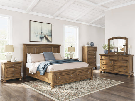 Feddinger Medium Brown Panel Storage Bedroom Set by Ashley at Eve Furniture
