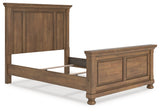Feddinger Medium Brown Queen Panel Bed by Ashley at Eve Furniture