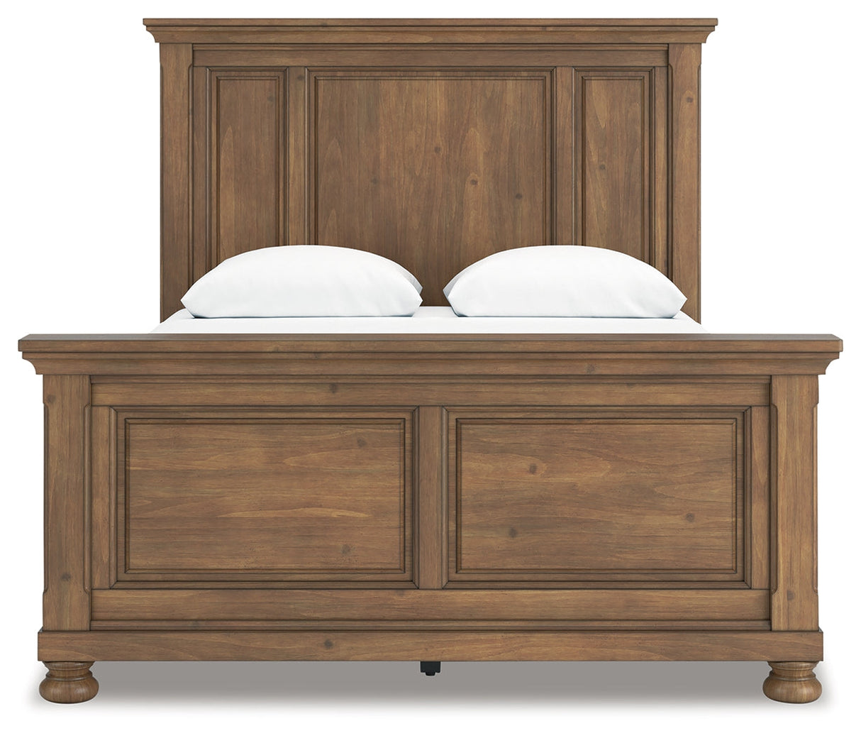 Feddinger Medium Brown Queen Panel Bed by Ashley at Eve Furniture