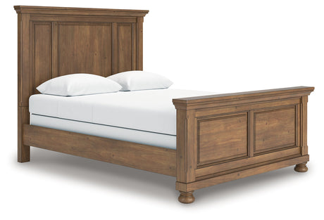 Feddinger Medium Brown Queen Panel Bed by Ashley at Eve Furniture