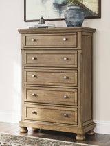 Feddinger Medium Brown Sleigh Panel Bedroom Set by Ashley at Eve Furniture