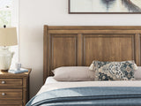 Feddinger Medium Brown Sleigh Panel Bedroom Set by Ashley at Eve Furniture