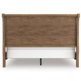 Feddinger Medium Brown Sleigh Panel Bedroom Set by Ashley at Eve Furniture