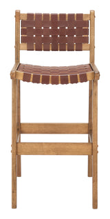 Feder Brown Barstool (Set of 2) by Zuomod at Eve Furniture