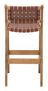 Feder Brown Barstool (Set of 2) by Zuomod at Eve Furniture